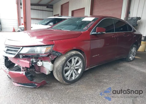 2017 Chevrolet Impala 1Lt из США, поврежденный, VIN 2G1105SA3H9137953